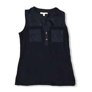 Navy Blue Banana Republic Sleeveless Top